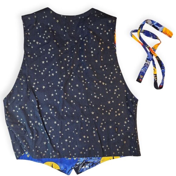 Handmade Vintage Halloween Reversible Vest - Picture 11 of 14